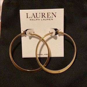 New Gold Hoops -  Ralph Lauren